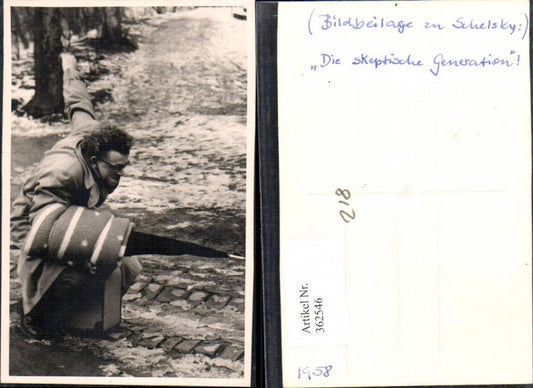 362546,Helmut Schelsky Soziologe Leipzig Die skeptische Generation Arnold Gehlen 1958