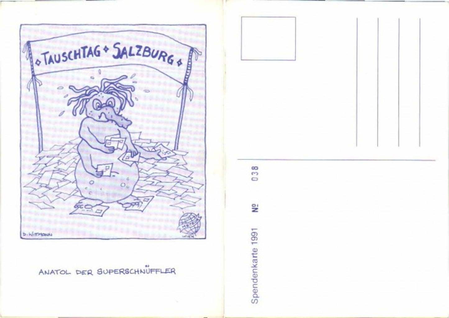 61231,Spendentag Tauschtag Salzburg 1991 D. Wittmann