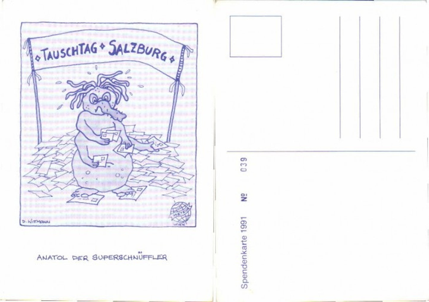 61232,Spendentag Tauschtag Salzburg 1991 D. Wittmann