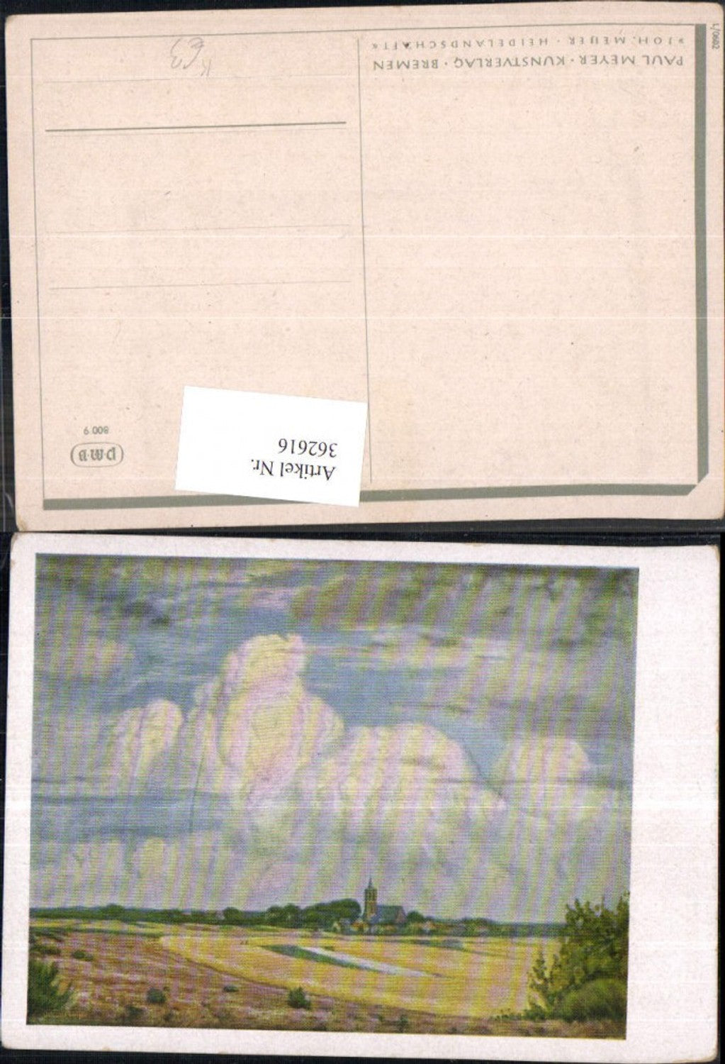 362616,Künstler Ak Joh. Meijer Heidelandschaft