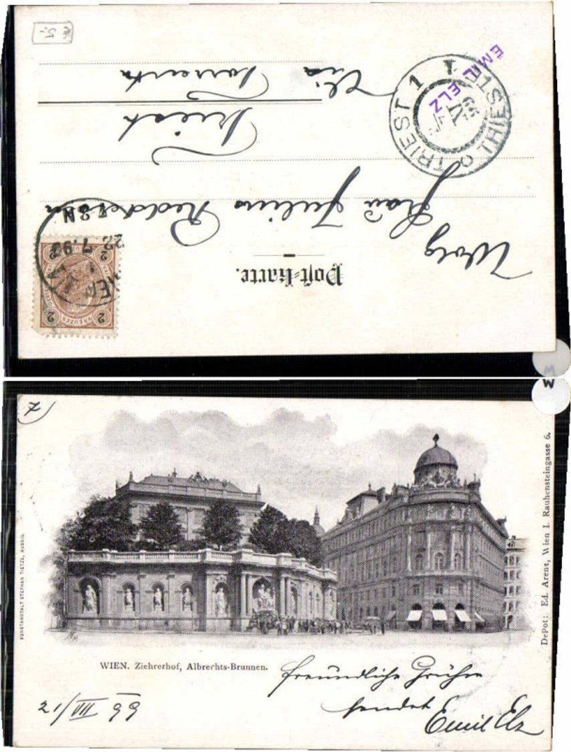 Alte Ansichtskarte – Old Postcard