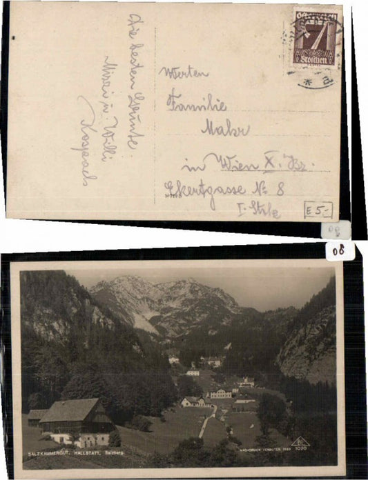 61659,PhotoAK Hallstatt Salzberg 1923