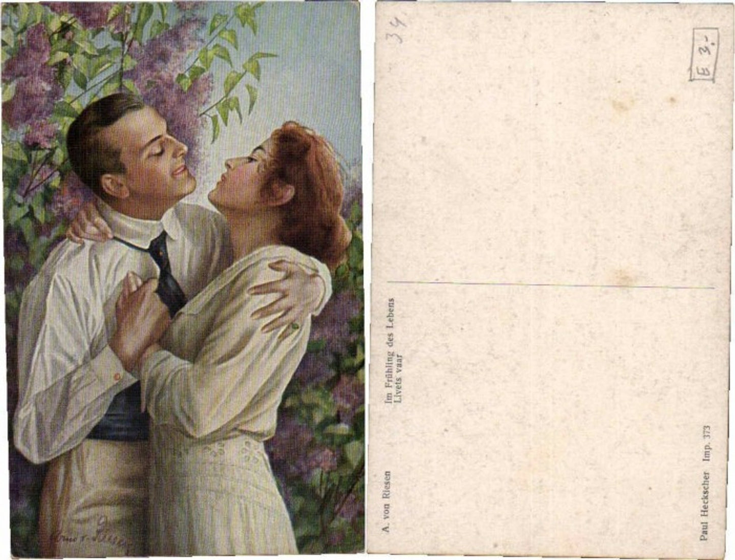 61735,A. Von Riesen Frühling des Lebens Paul Heckscher Verlag