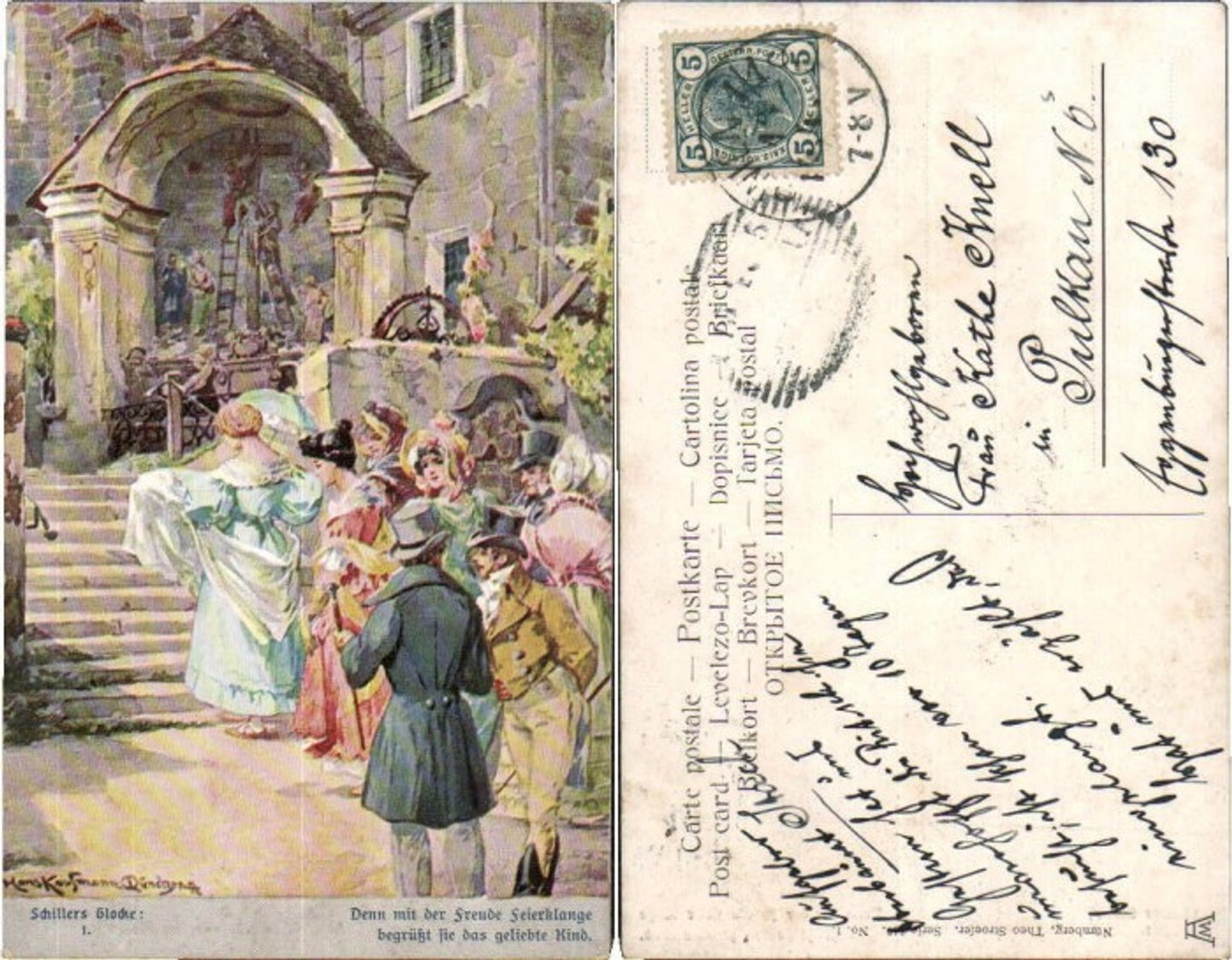 61752, Schiller's Bell 1 Hans Kaufmann signed.