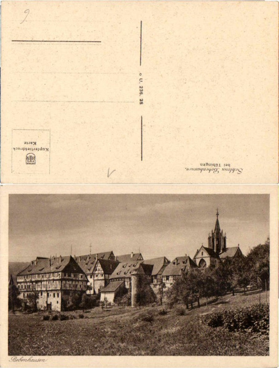 62120,Bebenhausen Schloss bei Tübingen