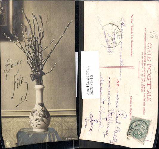 363446,Ostern Vase Palmkätzchen Schleife pub RPH S 410-4868