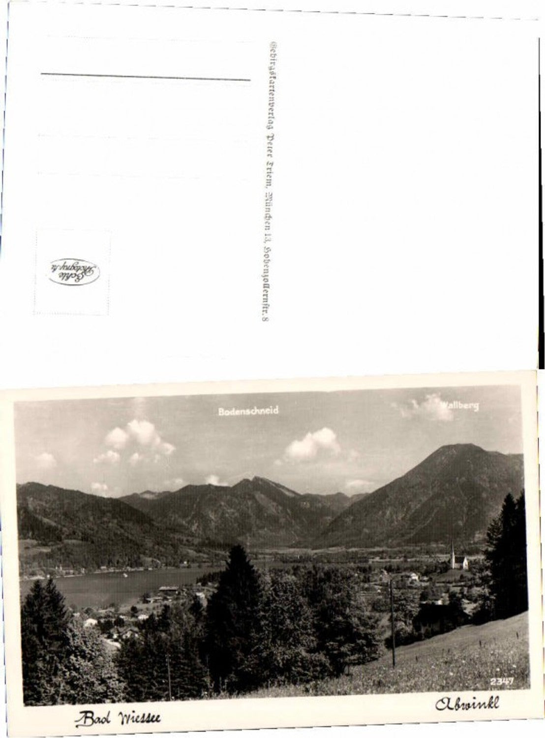 62176,Bad Wiessee Obwinkl 1940 Tegernsee