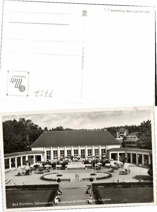 62186,Bad Dürrheim Kurgarten 1940