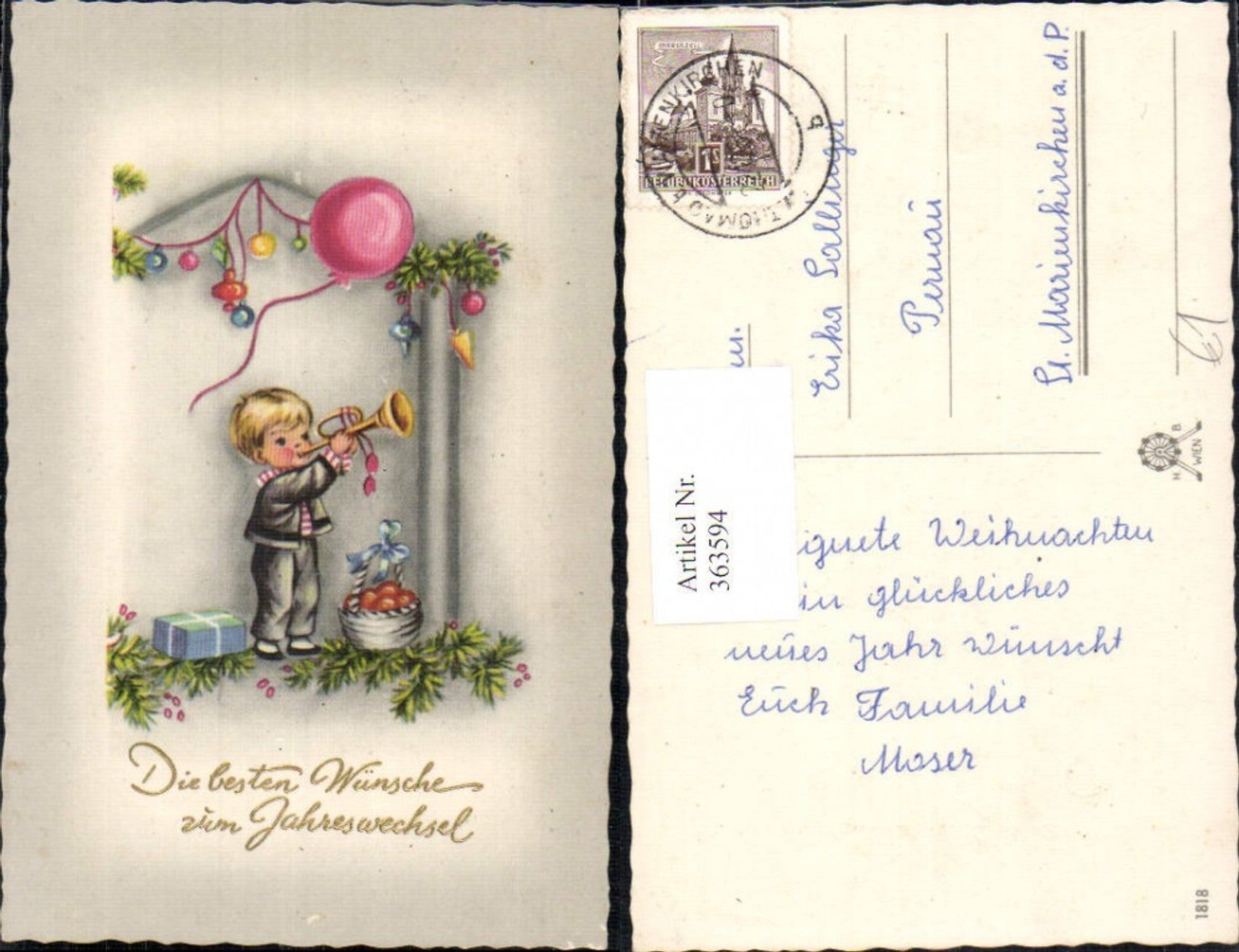 Alte Ansichtskarte – Old Postcard