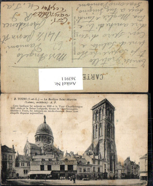 363911,Kirche Tours La Basilique Saint Martin