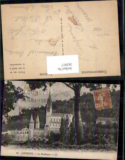 363917,Kirche Lourdes La Basilique Basilika