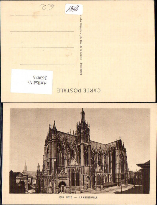 363926,Kirche Metz La Cathedrale Kathedrale