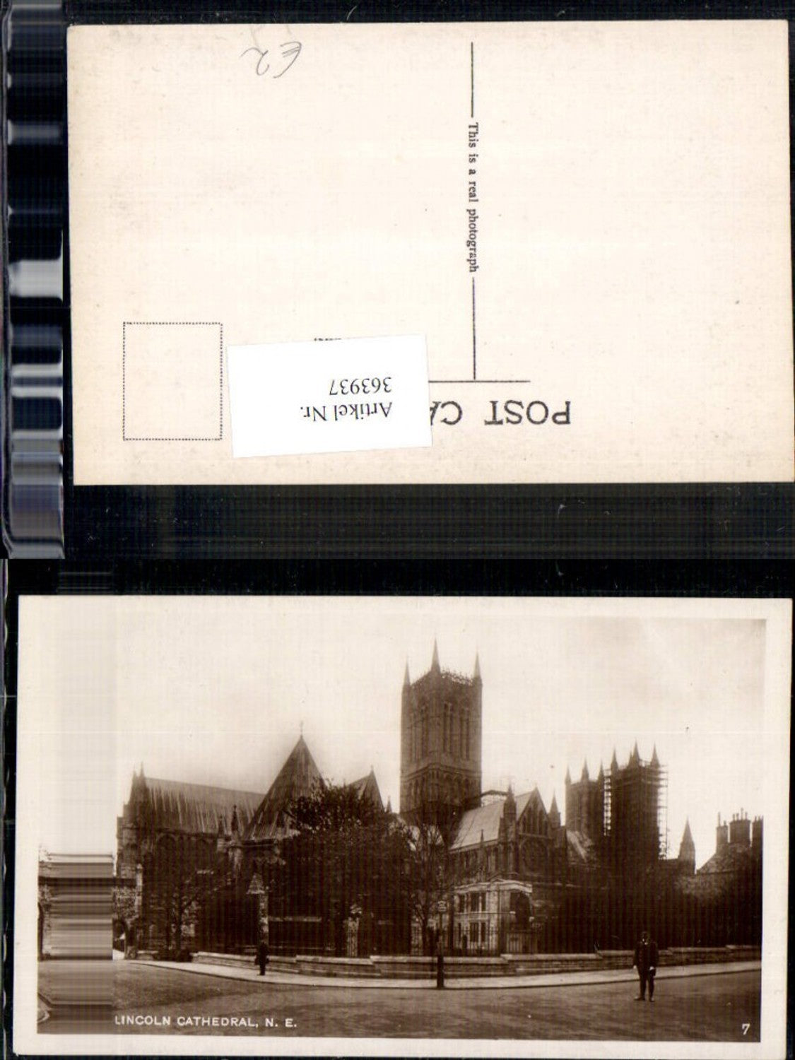 363937,Foto Ak Kirche Lincoln Cathedrale N.E.