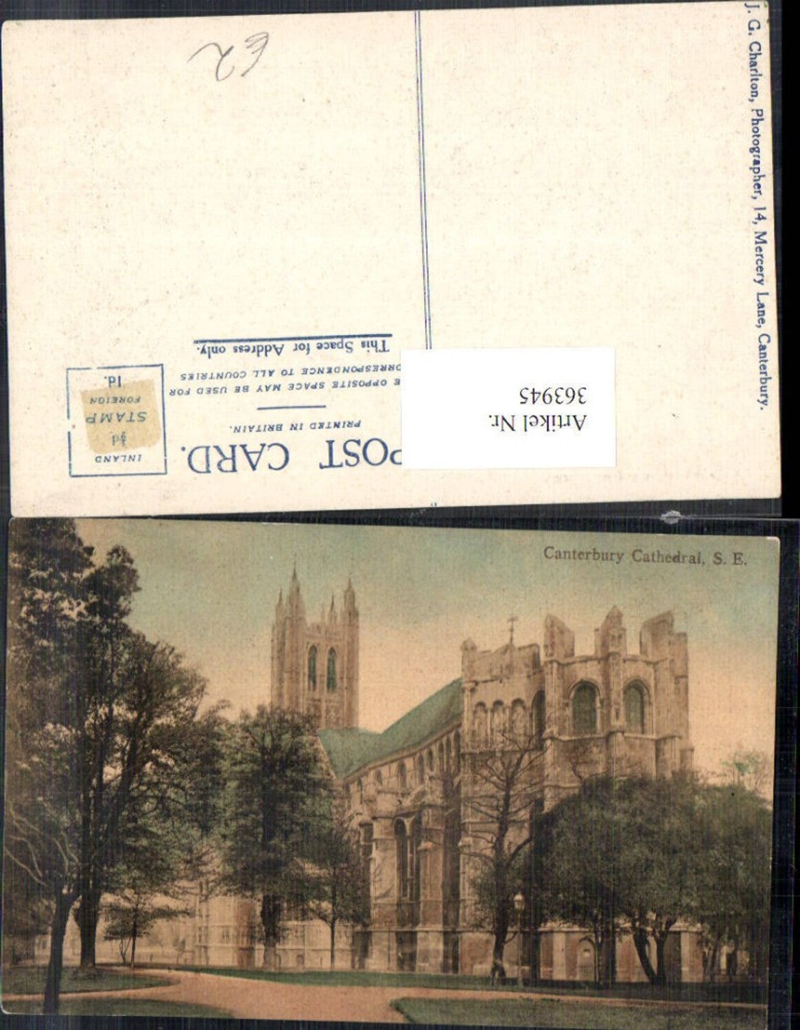 363945,Kirche Canterbury Cathedrale S.E.