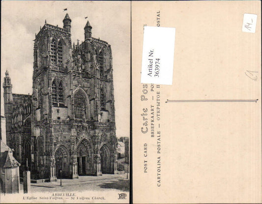363974,Kirche Abbeville L Eglise Saint-Vulfran Church