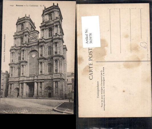363978,Kirche Rennes La Cathedrale