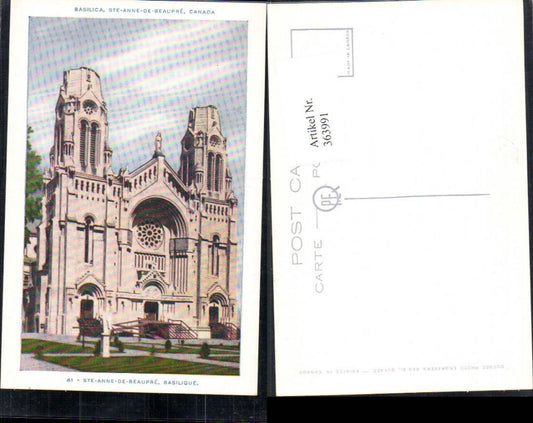 363991,Kirche Ste-Anne-de-Beaupre Basilique Canada