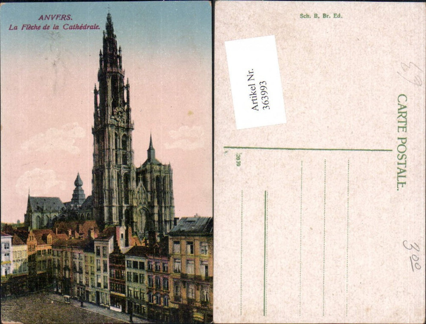 363993,Kirche Anvers La Fleche de la Cathedrale Antwerpen
