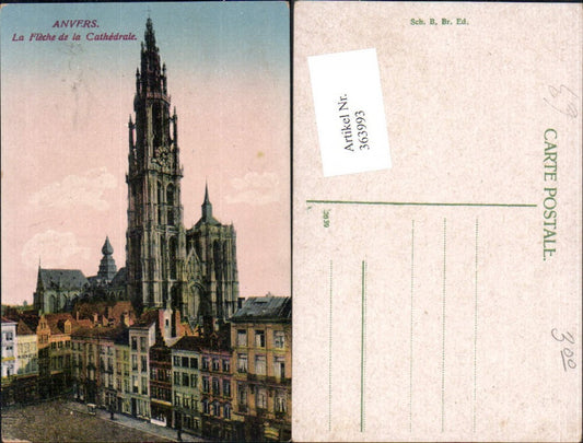 363993,Kirche Anvers La Fleche de la Cathedrale Antwerpen