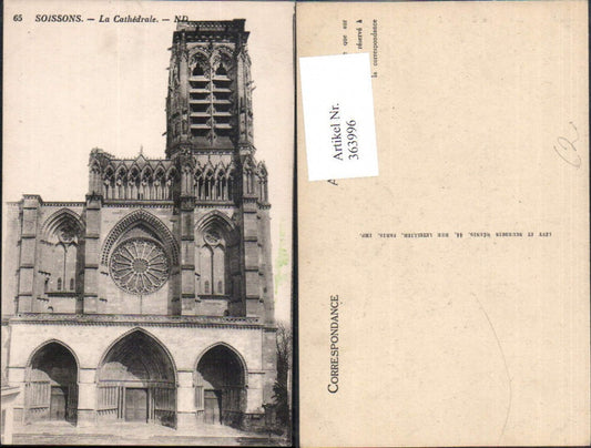 363996,Kirche Soissons La Cathedrale