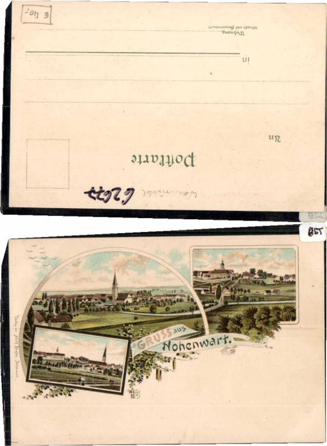 62680,Litho Gruß aus Hohenwart b. Pfaffenhofen