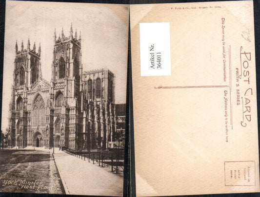 364011,Kirche York Minster West Front