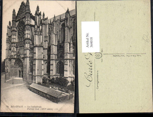364018,Kirche Beauvais La Cathedrale Portail Sud