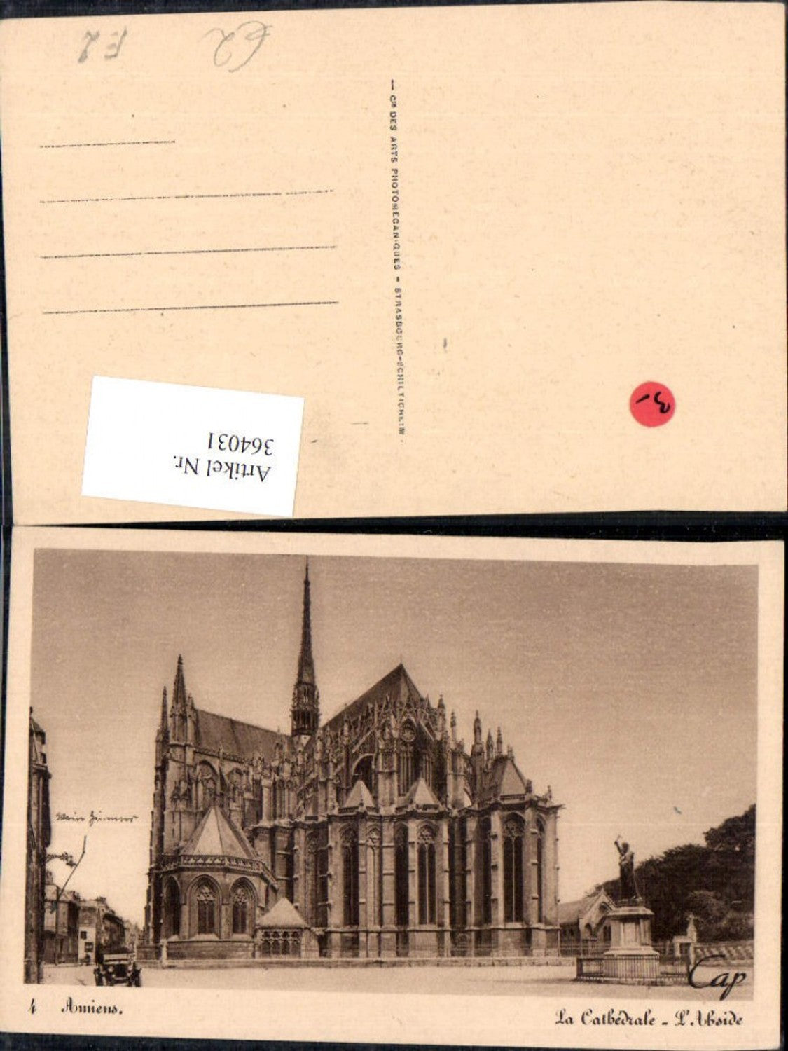 364031,Kirche Amiens La Cathedrale L Abside