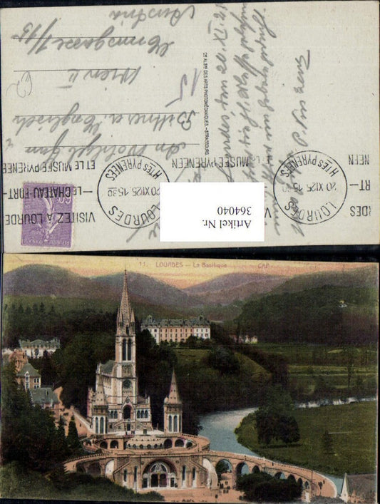 364040,Kirche Lourdes La Basilique Basilika
