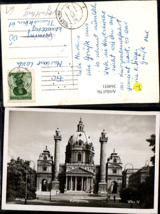 364051,Kirche Karlskirche Wien