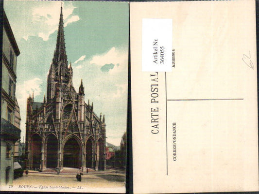 364055,Kirche Rouen Eglise Saint Maclon