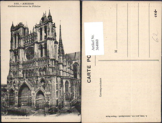 364060,Kirche Amiens Cathedrale avec la Fleche