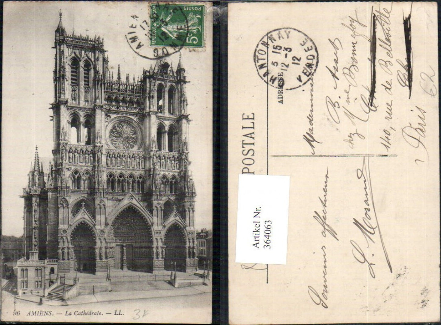 364063,Kirche Amiens La Cathedrale