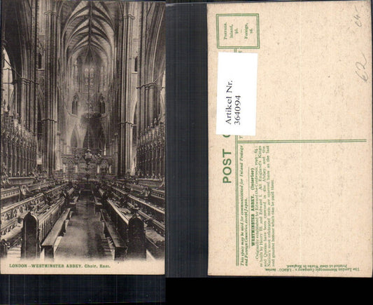 364094,Kirche London Westminster Abbey Choir East