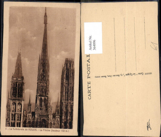 364096,Kirche La Cathedrale de Rouen La Fleche