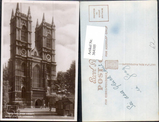 364105,Kirche London Westminster Abbey West Front