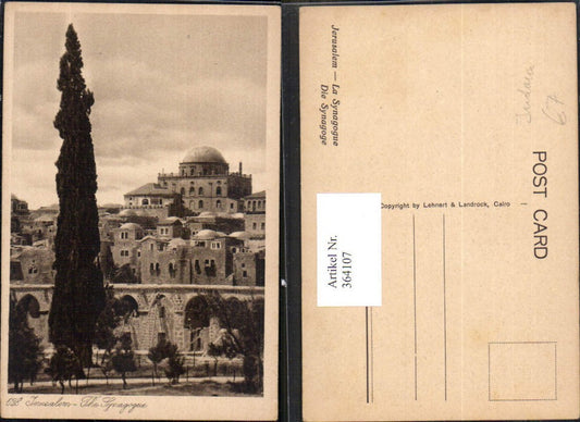 364107,Kirche Jerusalem Die Synagoge