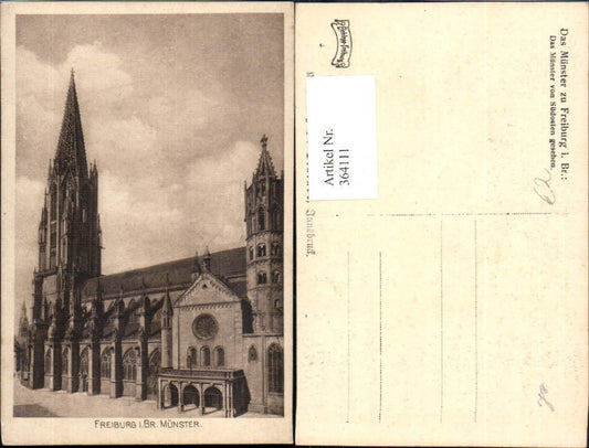 364111,Kirche Freiburg i. Breisgau Münster
