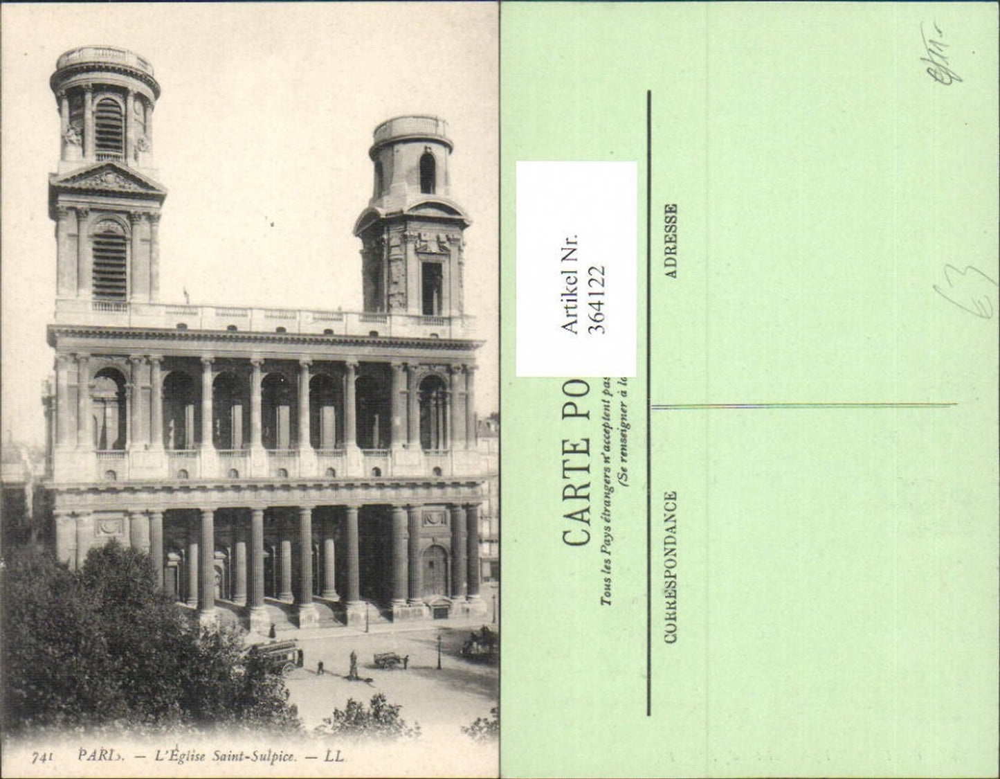 364122,Kirche Paris L Eglise Saint-Sulpice