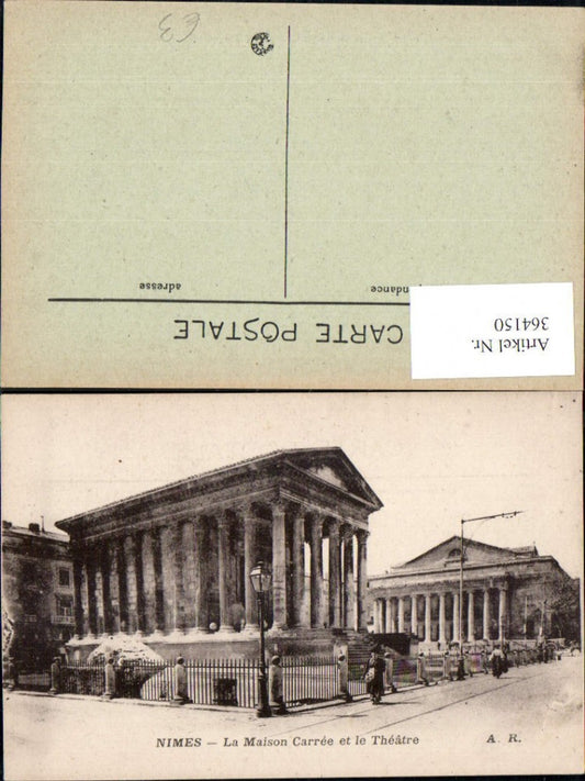 364150,Theater Nimes La Maison Carree et le Theatre