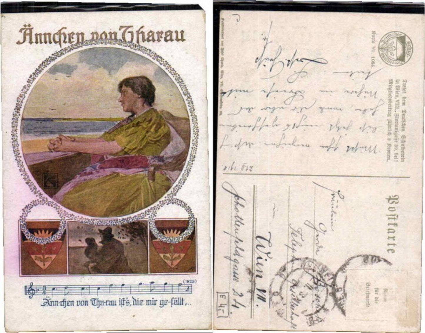 62873,Dt Schulverein 1064 L. Kainradl Tharau Annachen