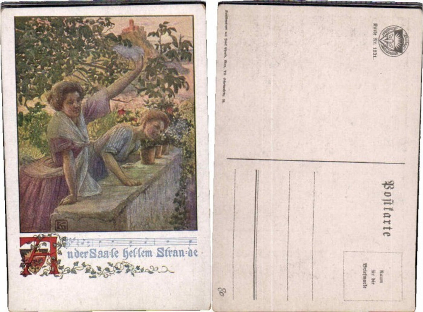 62911,Dt Schulverein 1231 L. Kainradl Saale hellem Strande