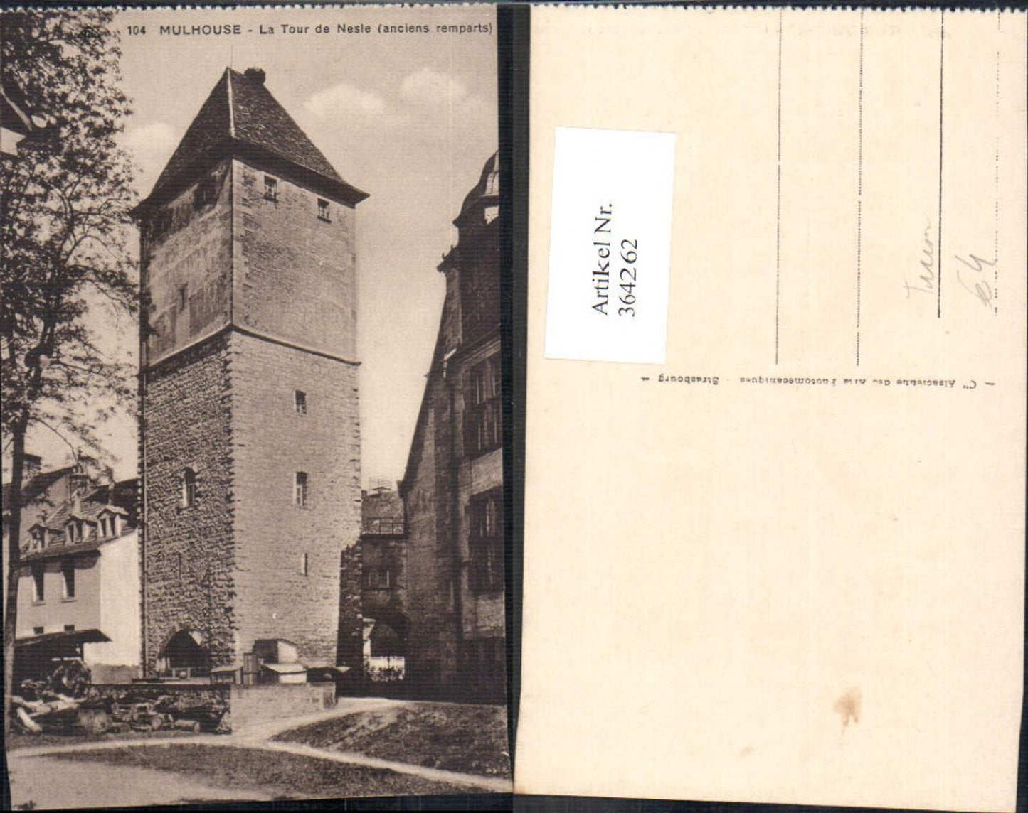 364262,Turm Mulhouse La Tour de Nesle