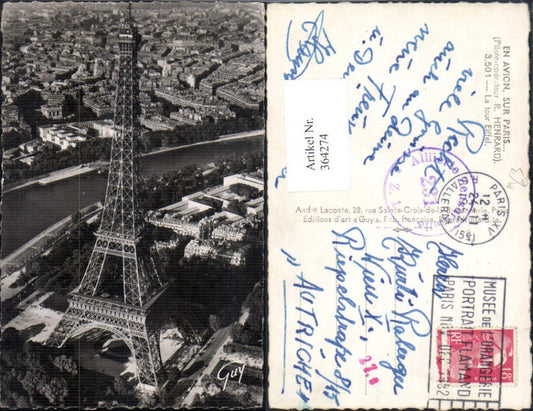 364274,Turm Paris La Tour Eiffel Eiffelturm Luftbild