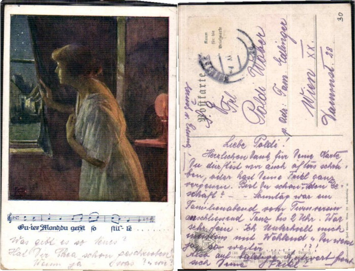 62976,Dt Schulverein 1380 Kainradl L. Frau am Fenster