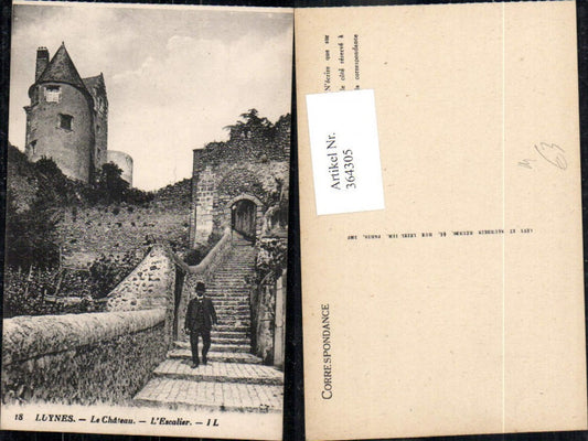 364305,Luynes Le Chateau L Escalier