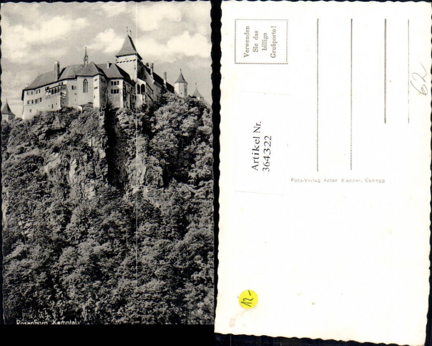 364322,Foto Ak Rosenburg Kamptal Rosenburg-Mold Burg