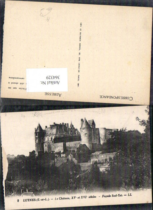 364329,Schloss Luynes Le Chateau XV et XVI siecles Facade Sud-Est