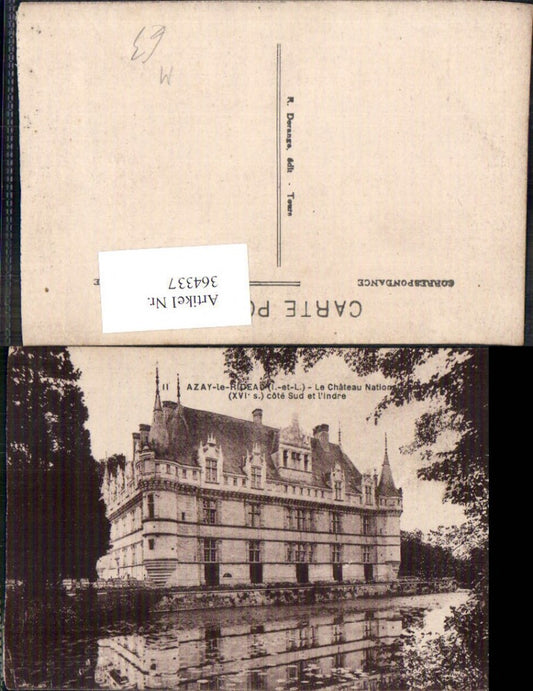 364337,Schloss Azay-le-Rideau Le Chateau National