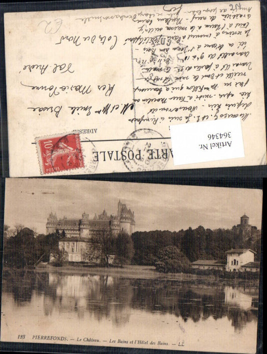 364346,Schloss Pierrefonds Le Chateau Les Bains et l Hotel des Bains